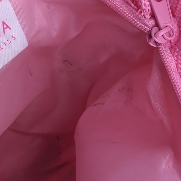 Escada Pink Straw Tote with Round Handles and Sequin Detail - Picture 11 of 11
